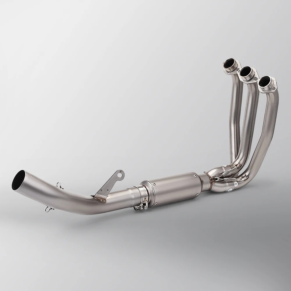 For CFMOTO 675SR 675R 675NK Modified Motorcycle Exhaust Muffler and Front Link Pipe New Condition for 675SRR Exhaust